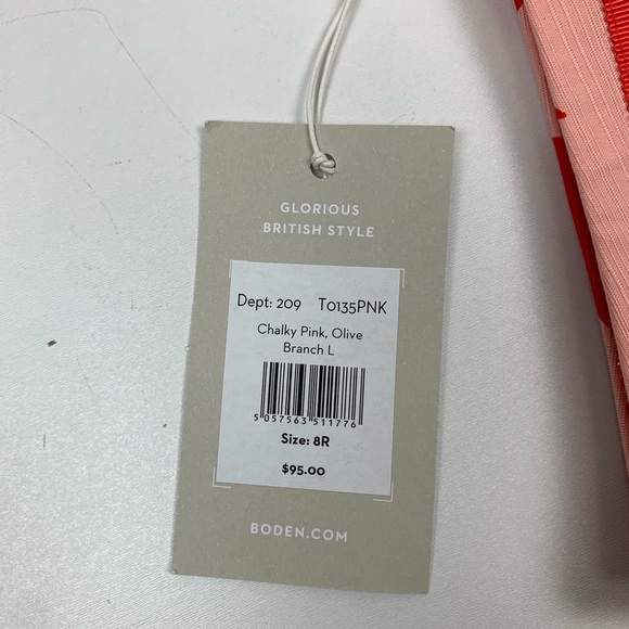 Boden Print Chalky Olive Pencil Skirt - Picture 5 of 5